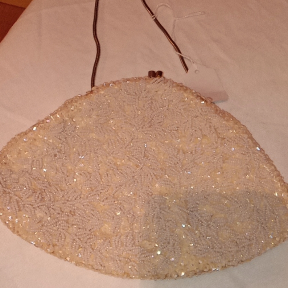 Vintage La Regale LTD Hand Made Jeweled Dinner Purse Clutch Hong Kong